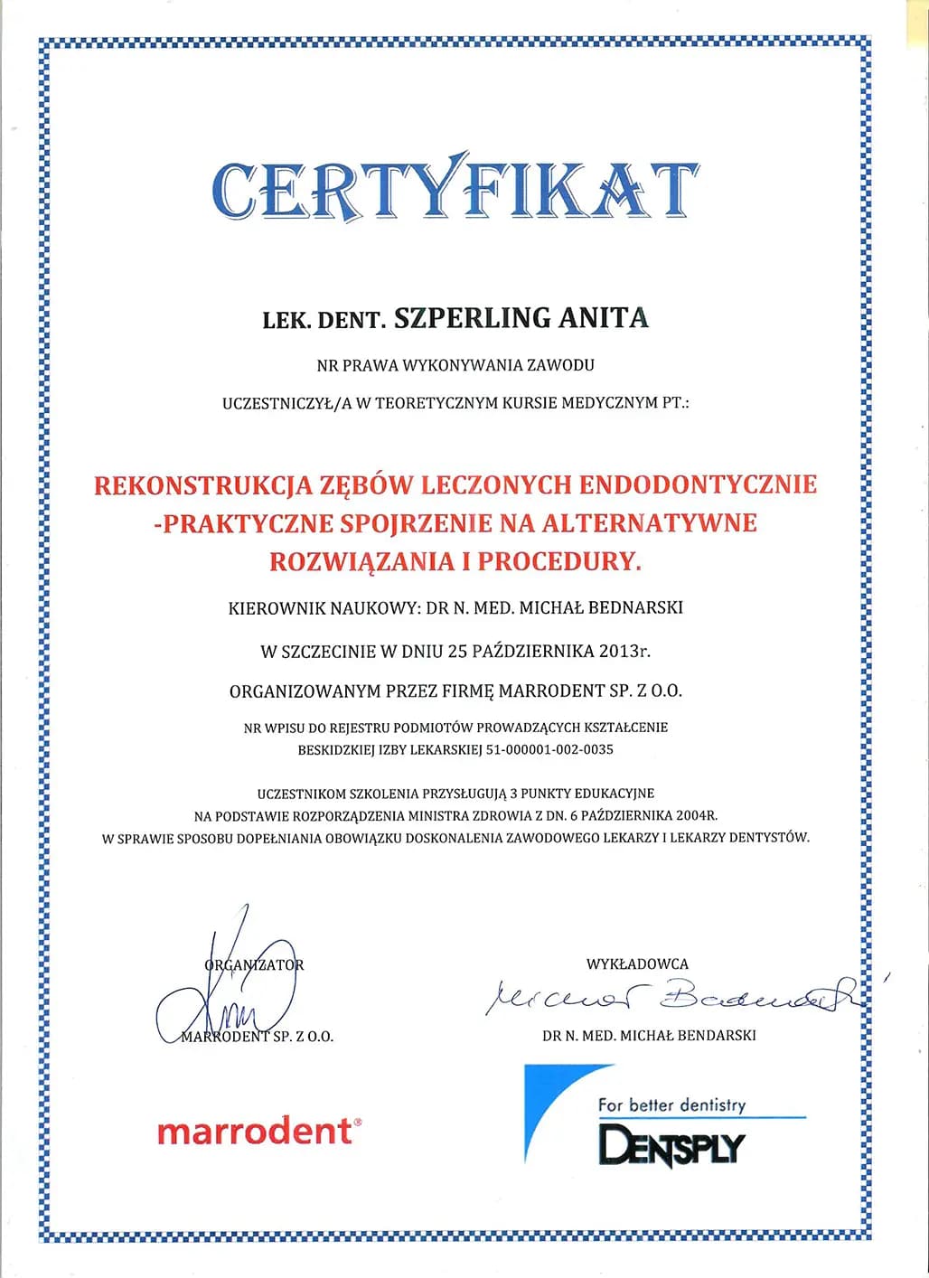 Certificate 43