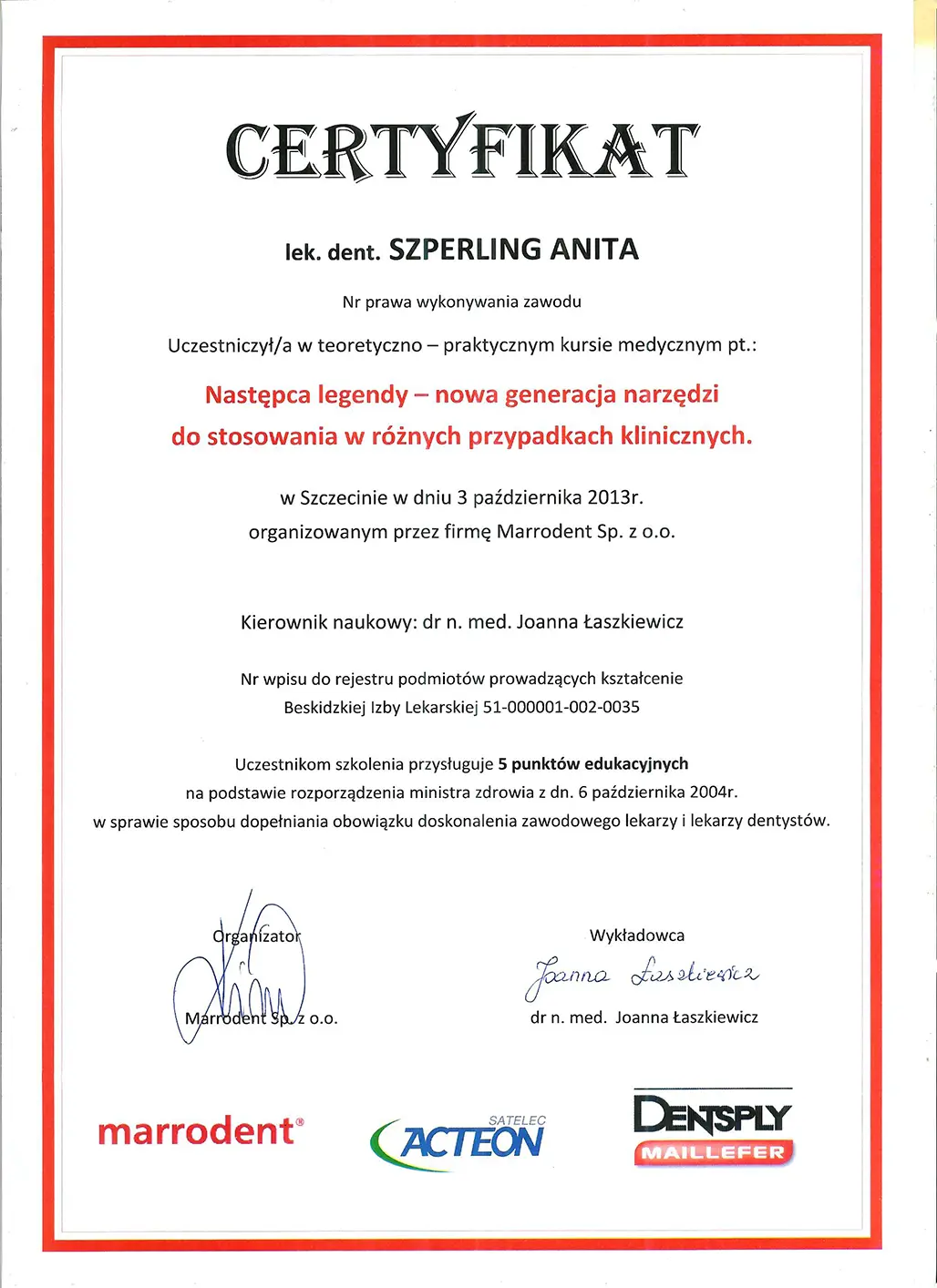 Certificate 46