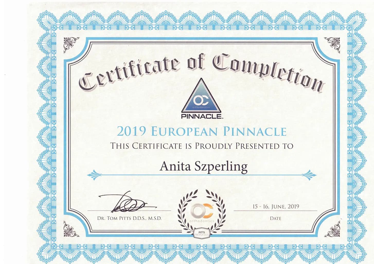 Certificate 20