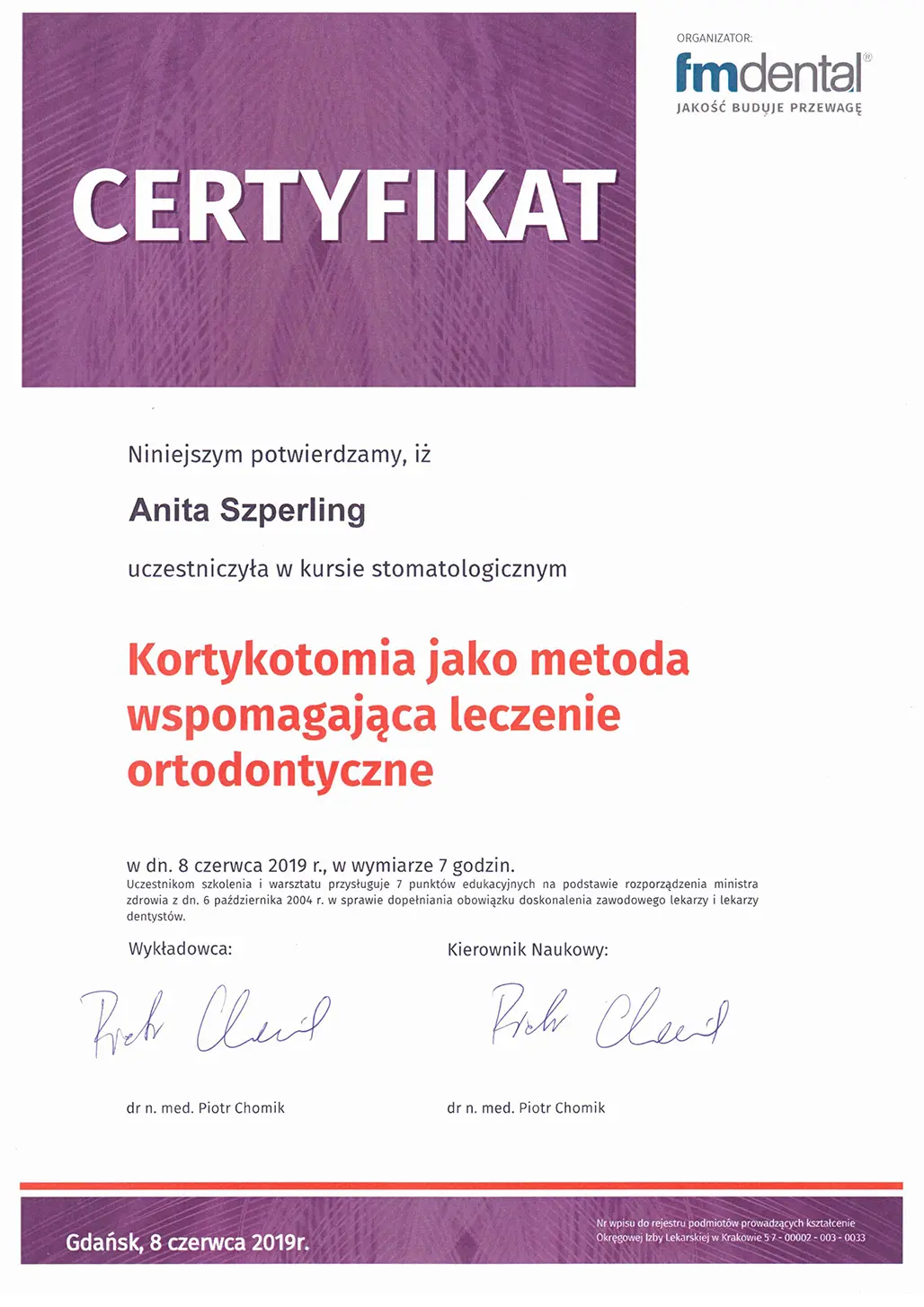 Certificate 23