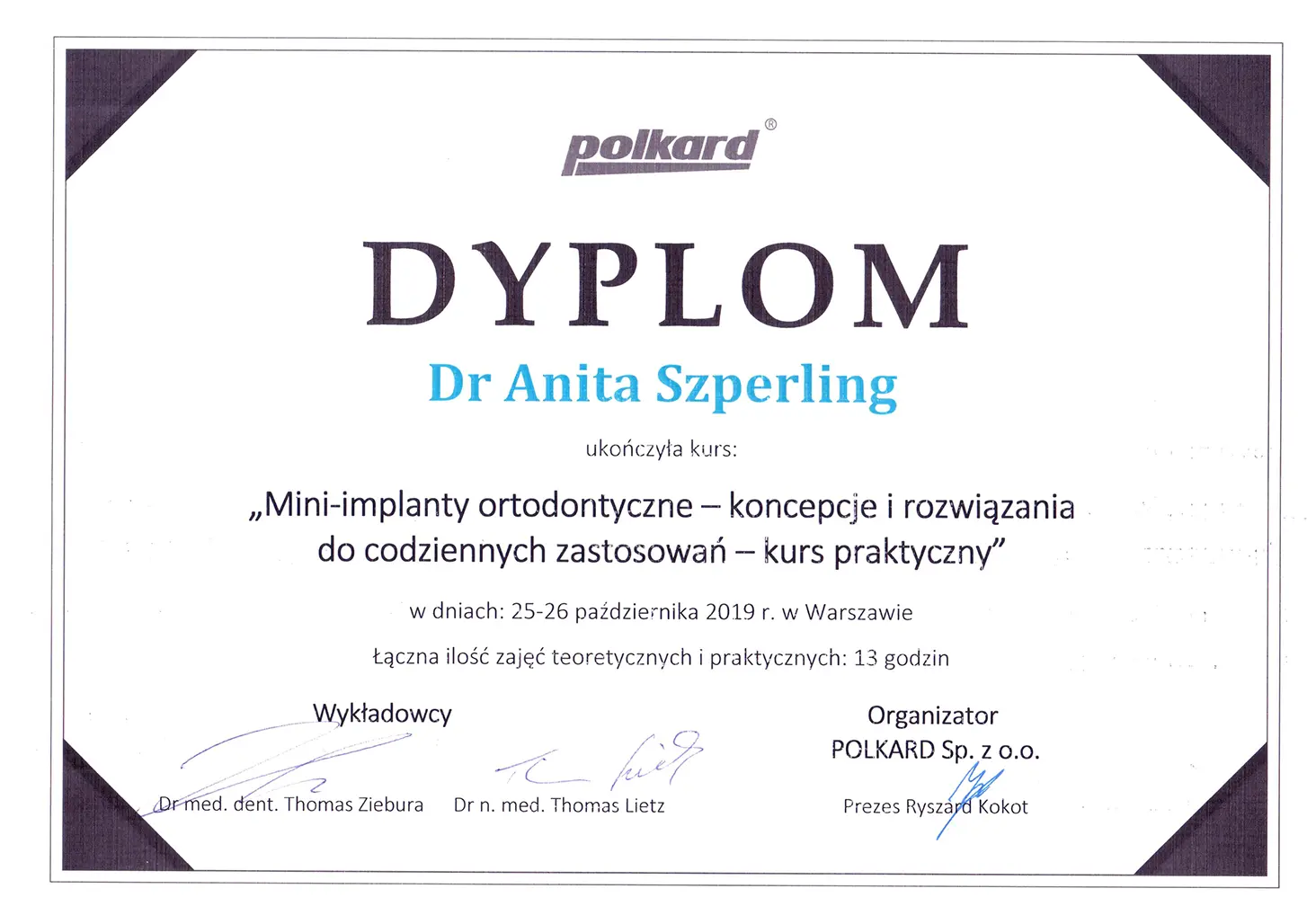 Certificate 19