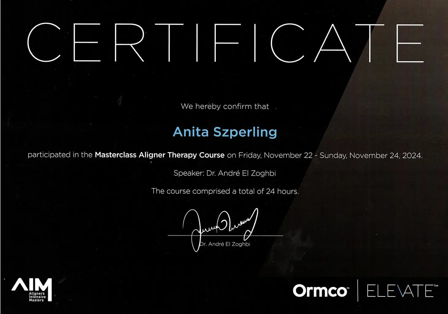 Certificate 9