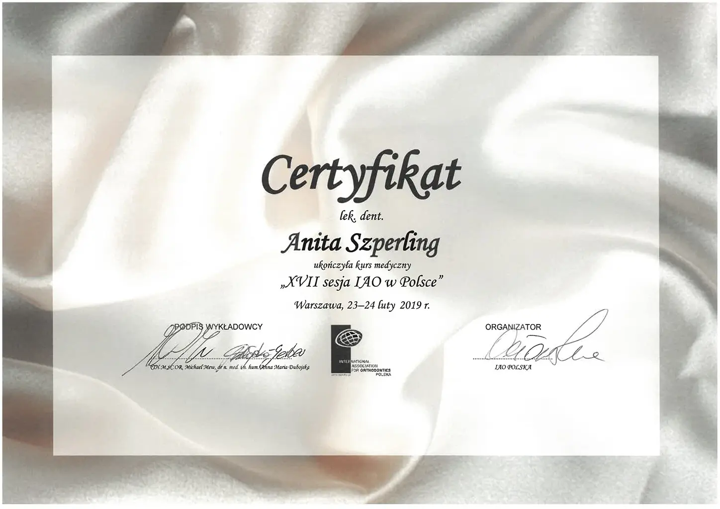 Certificate 31