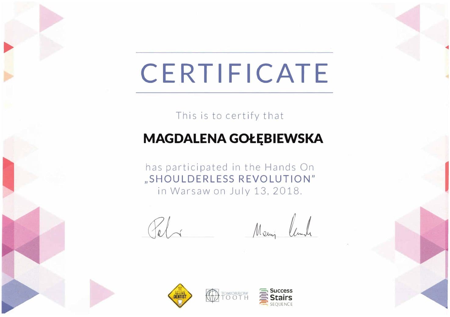 Certificate 39