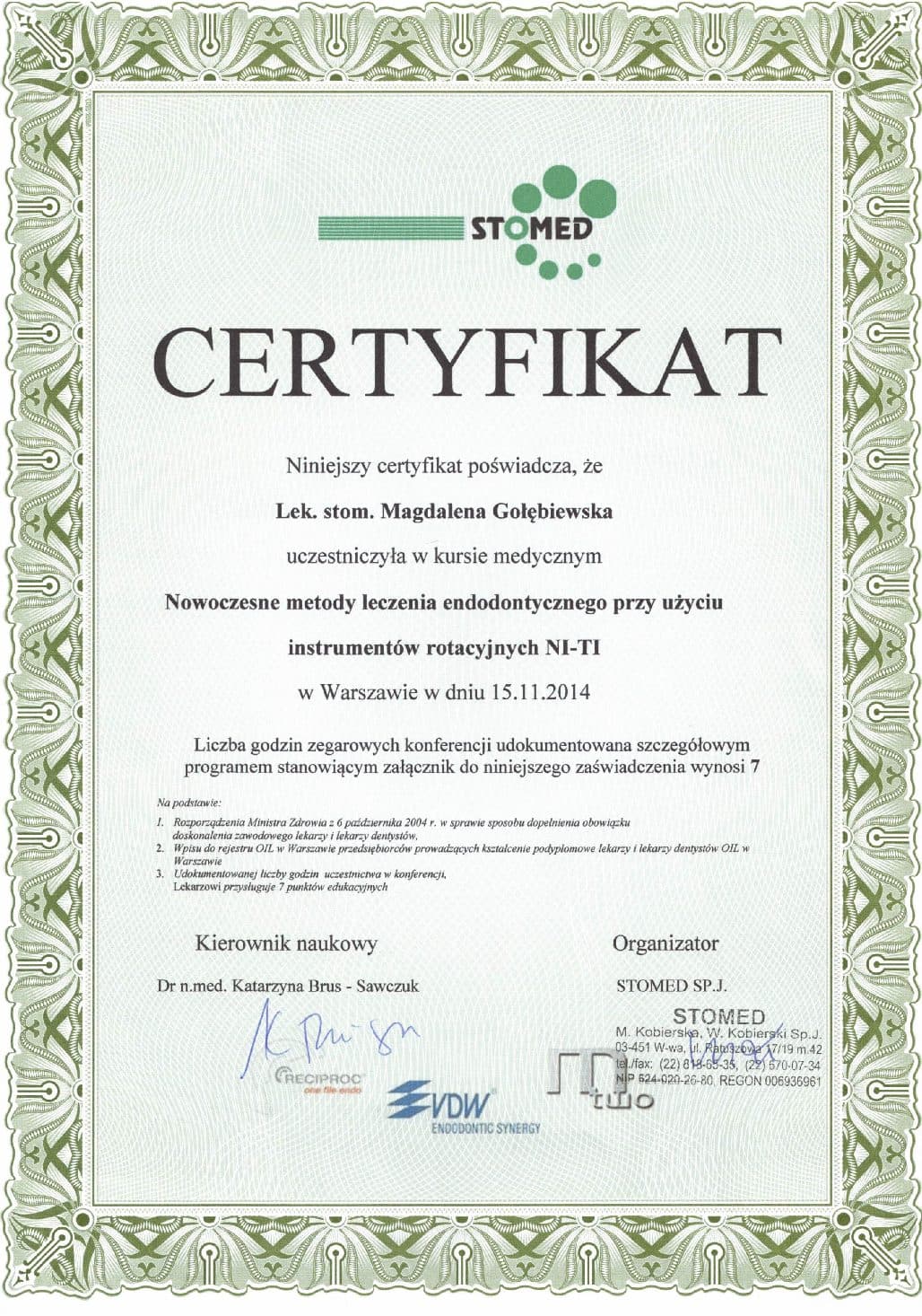 Certificate 53