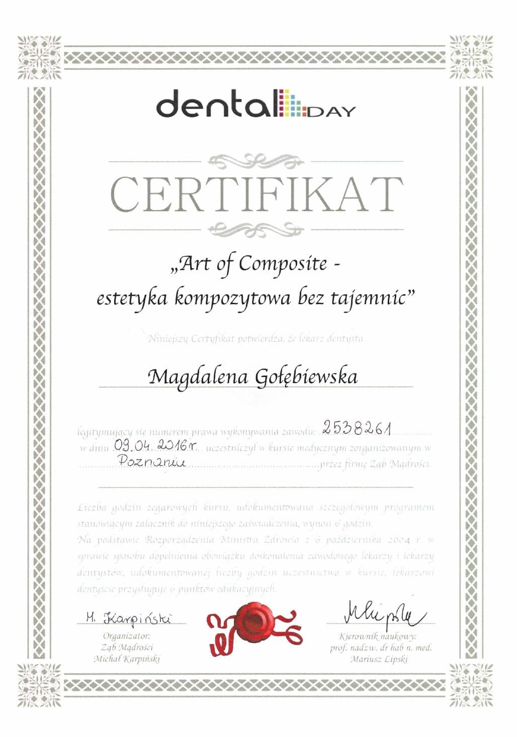Certificate 50