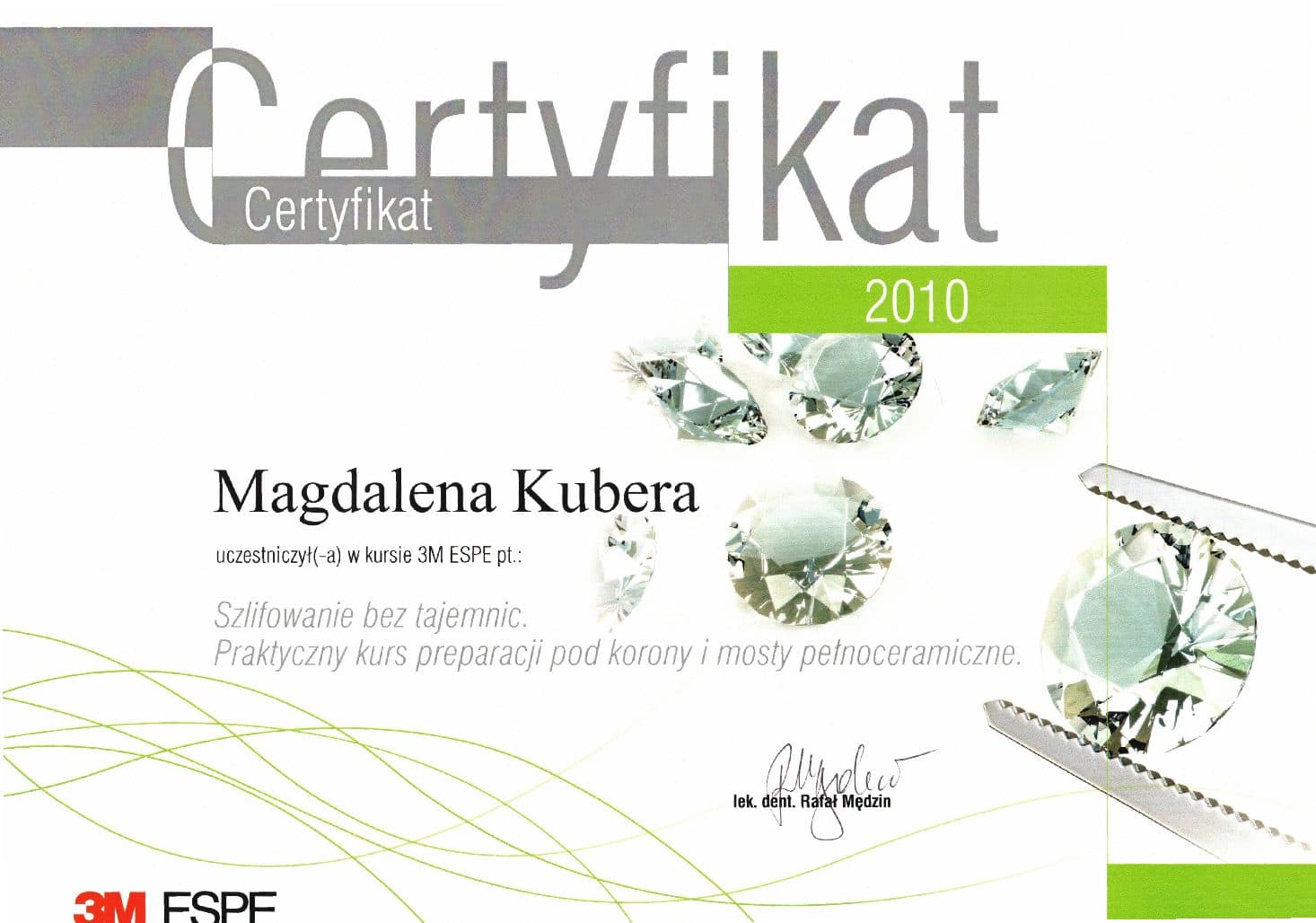 Certificate 64