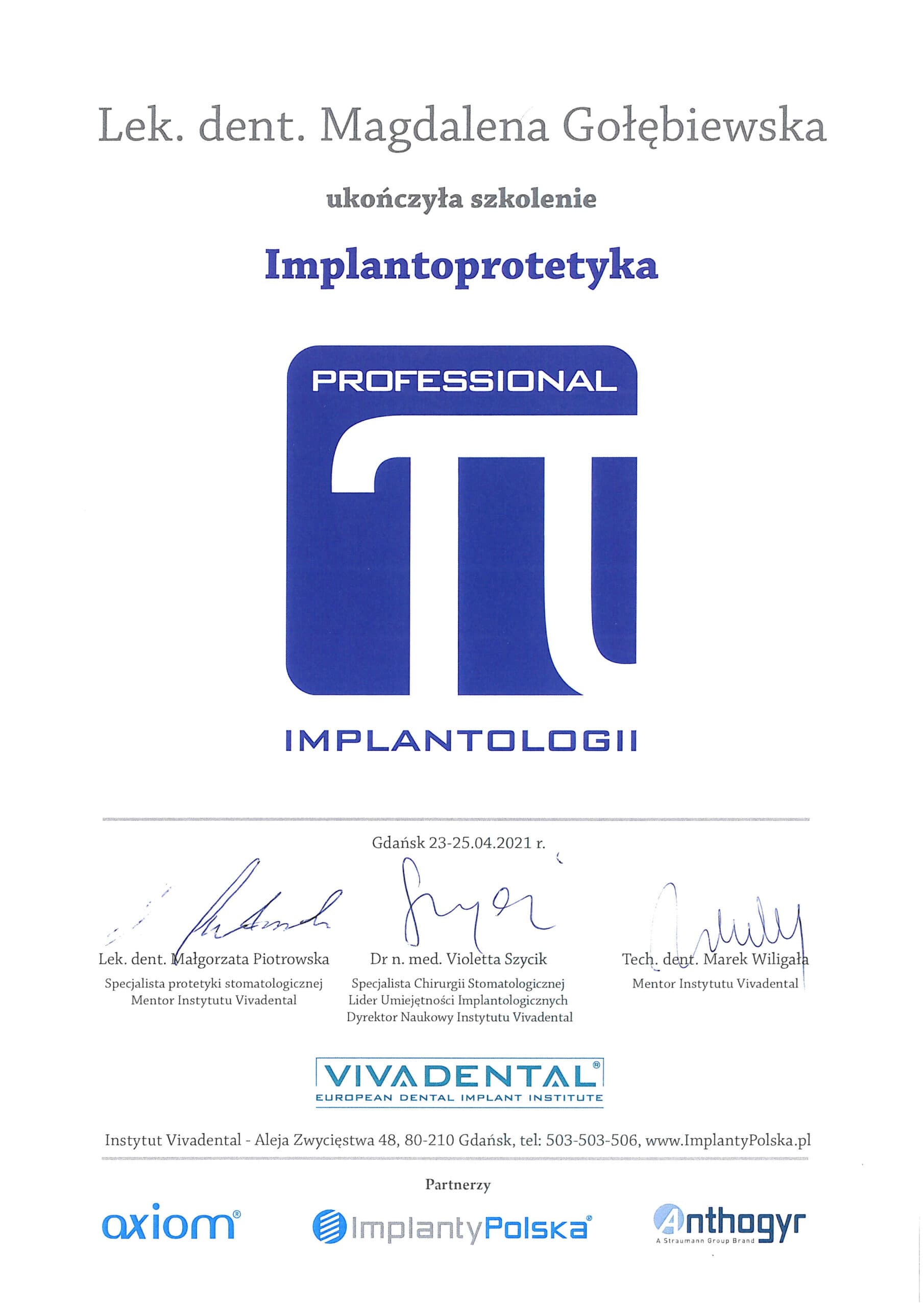 Certificate 32