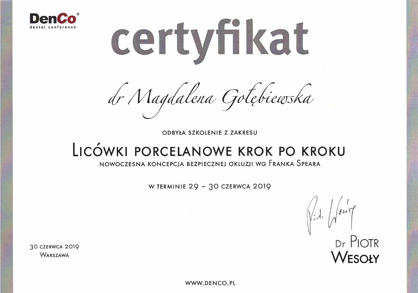 Certificate 35