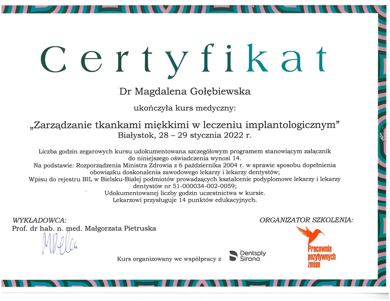 Certificate 29
