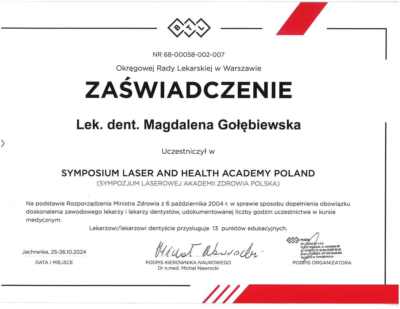 Certificate 10
