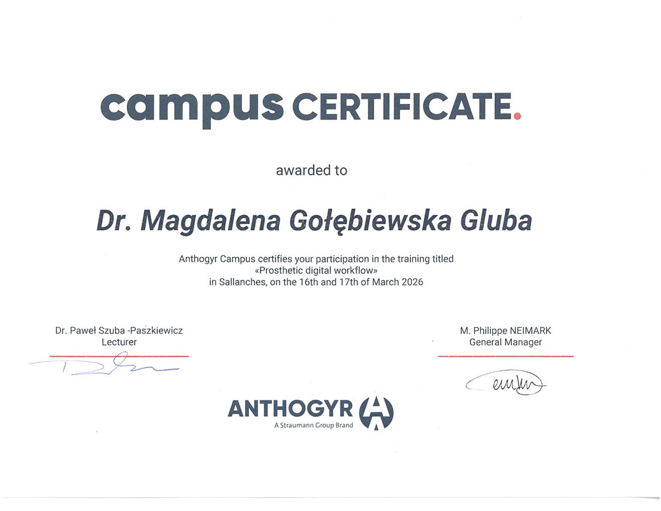 Certificate 2