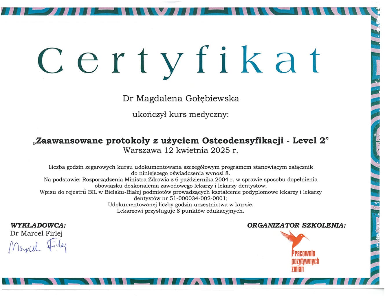 Certificate 7