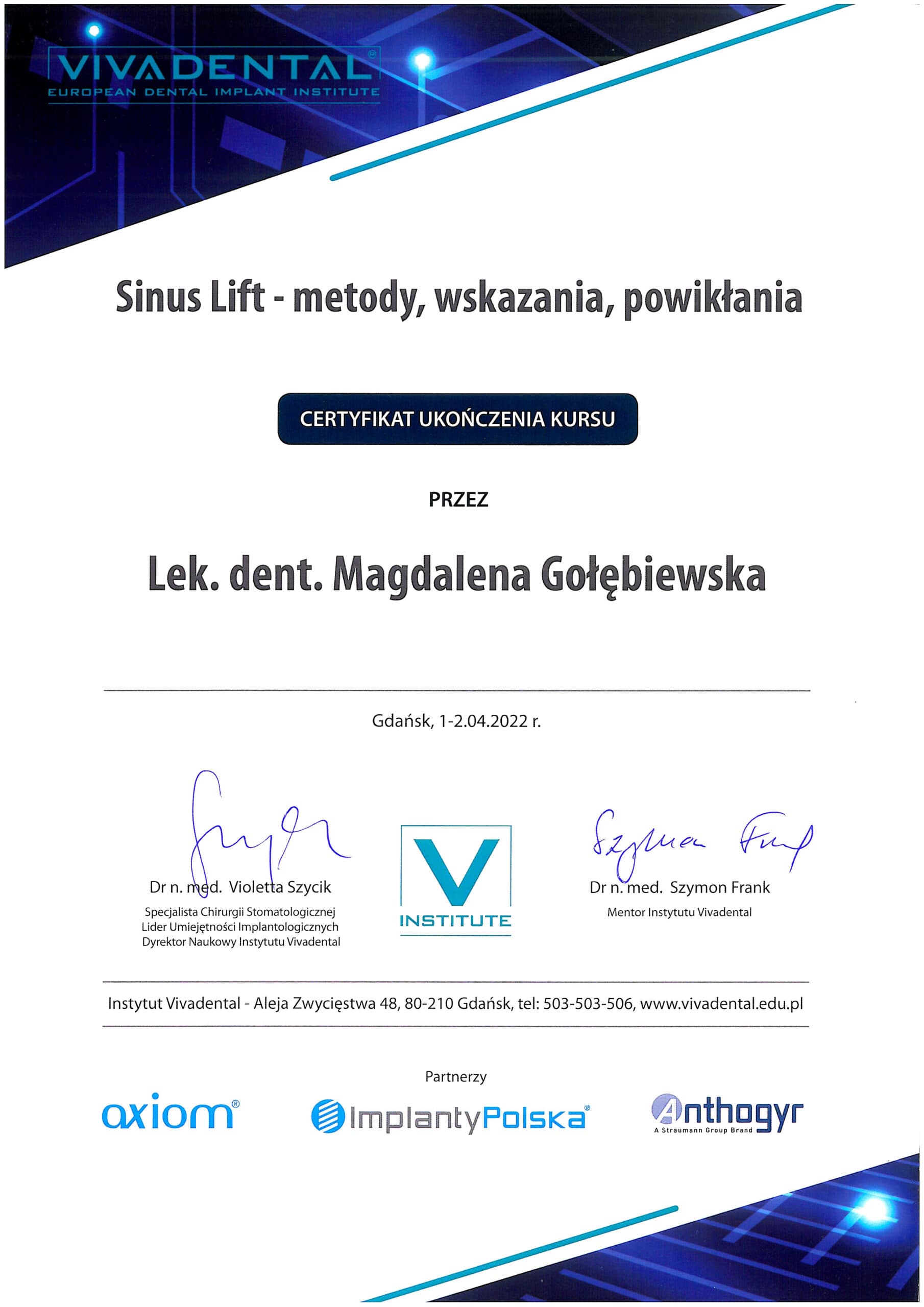 Certificate 26