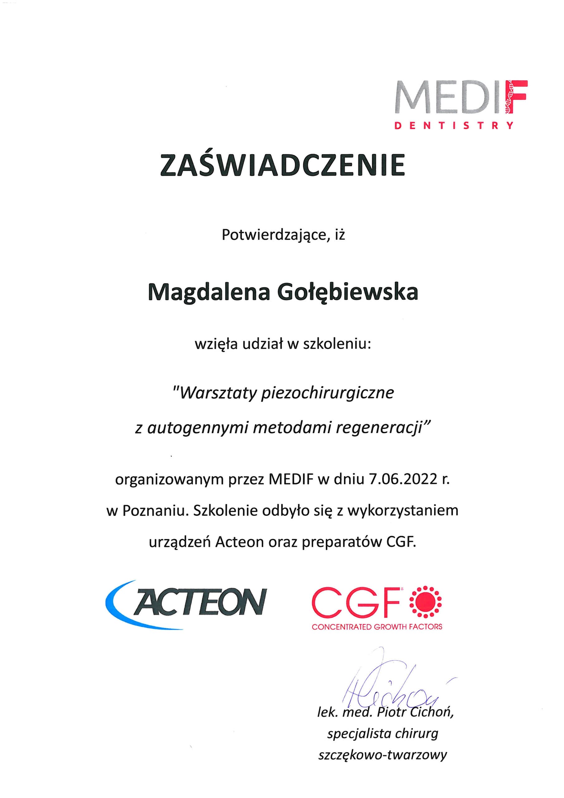 Certificate 21